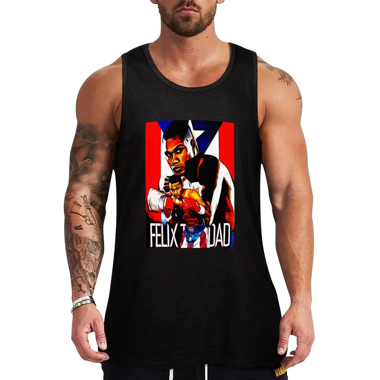 

New Felix Trinidad Tank Top essentials sexy clothes men cotton t-shirts man