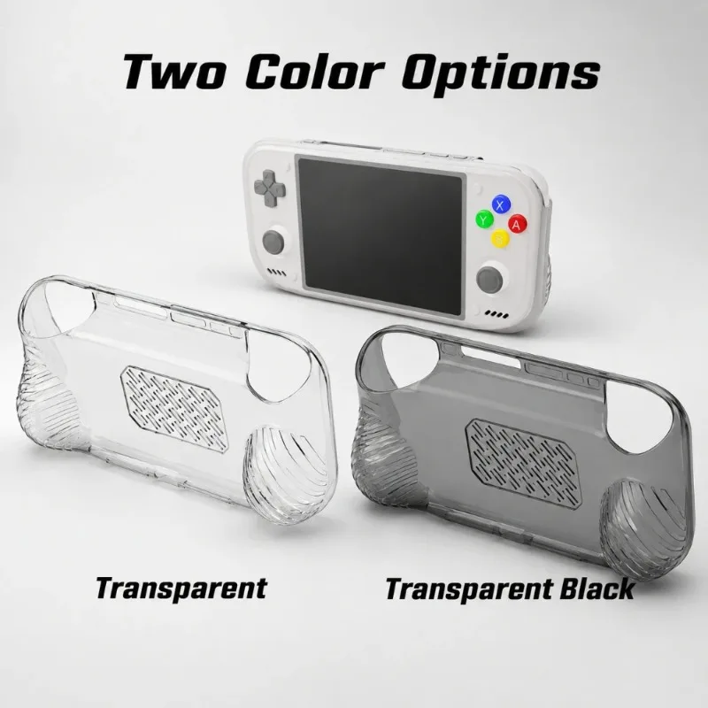 For Retroid Pocket NOVA Game Console Clear TPU Protective Case Slim One-Piece Shockproof Anti-Scratch Anti-Drop Precise Cutouts