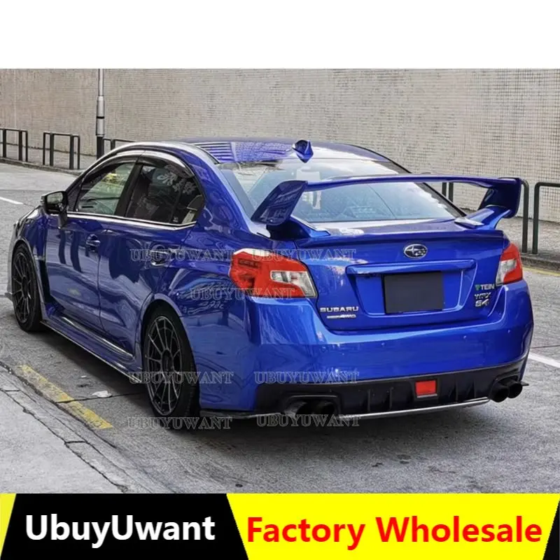 

For 2007-2016 Subaru Impreza WRX STI Style Rear Trunk Spoiler High Quality ABS Material Car Rear Wing Primer Color Spoiler