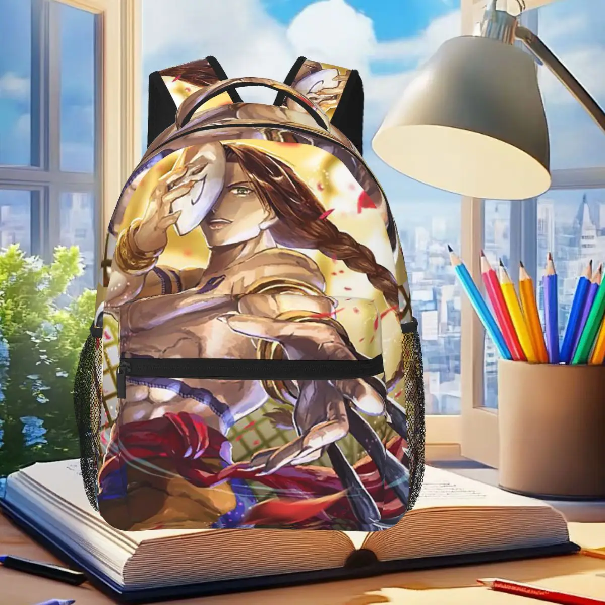 Street Fighter Vega Claw SF2 World Warrior Backpack Student Boys Girls BookBag Children School Bag Shoulder Bags for Men Women