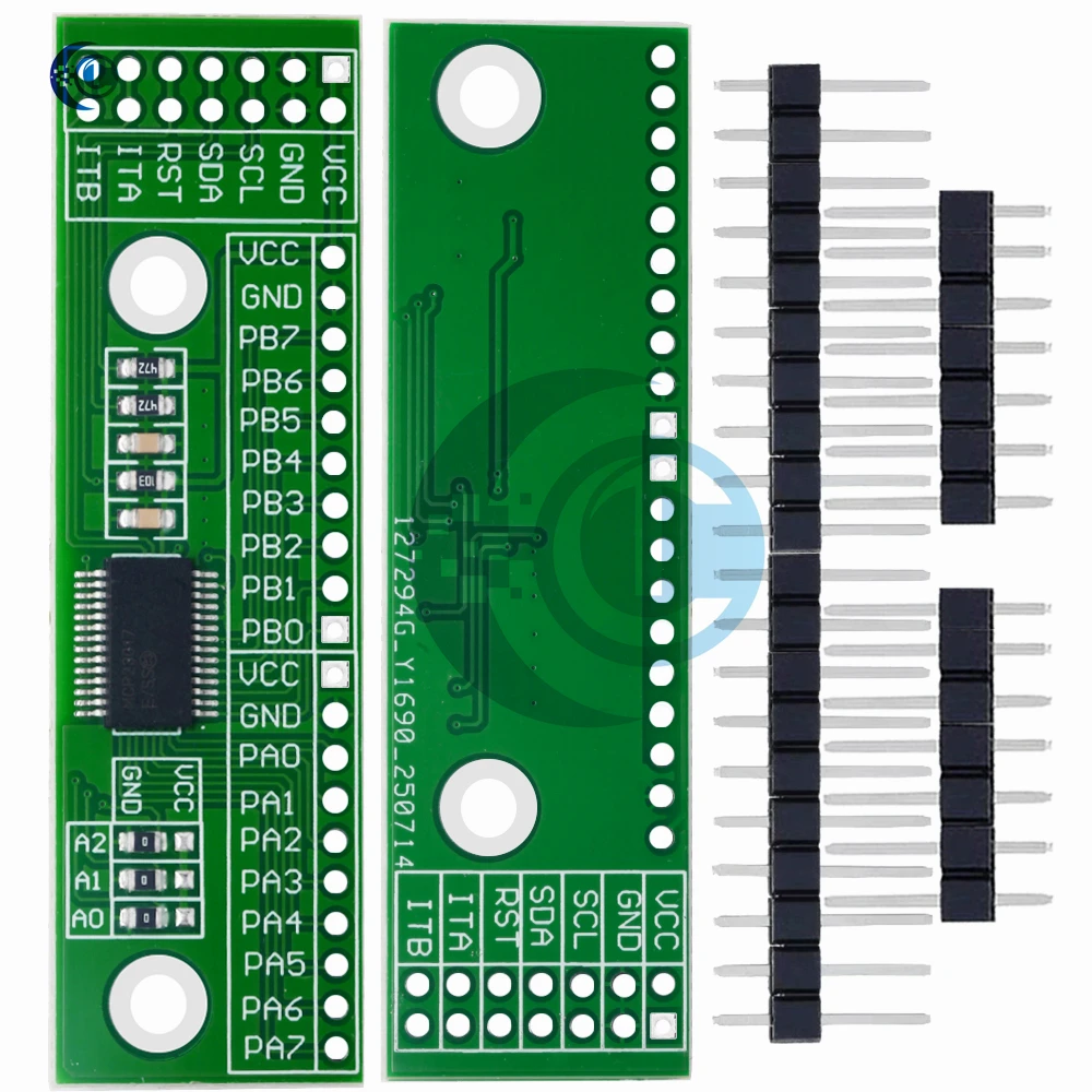 MCP23017-E/SS I2C IIC Expander Board Module I2C to 16IO IIC Input/Output Expansion Board MCP23017 3.0V-5.5V