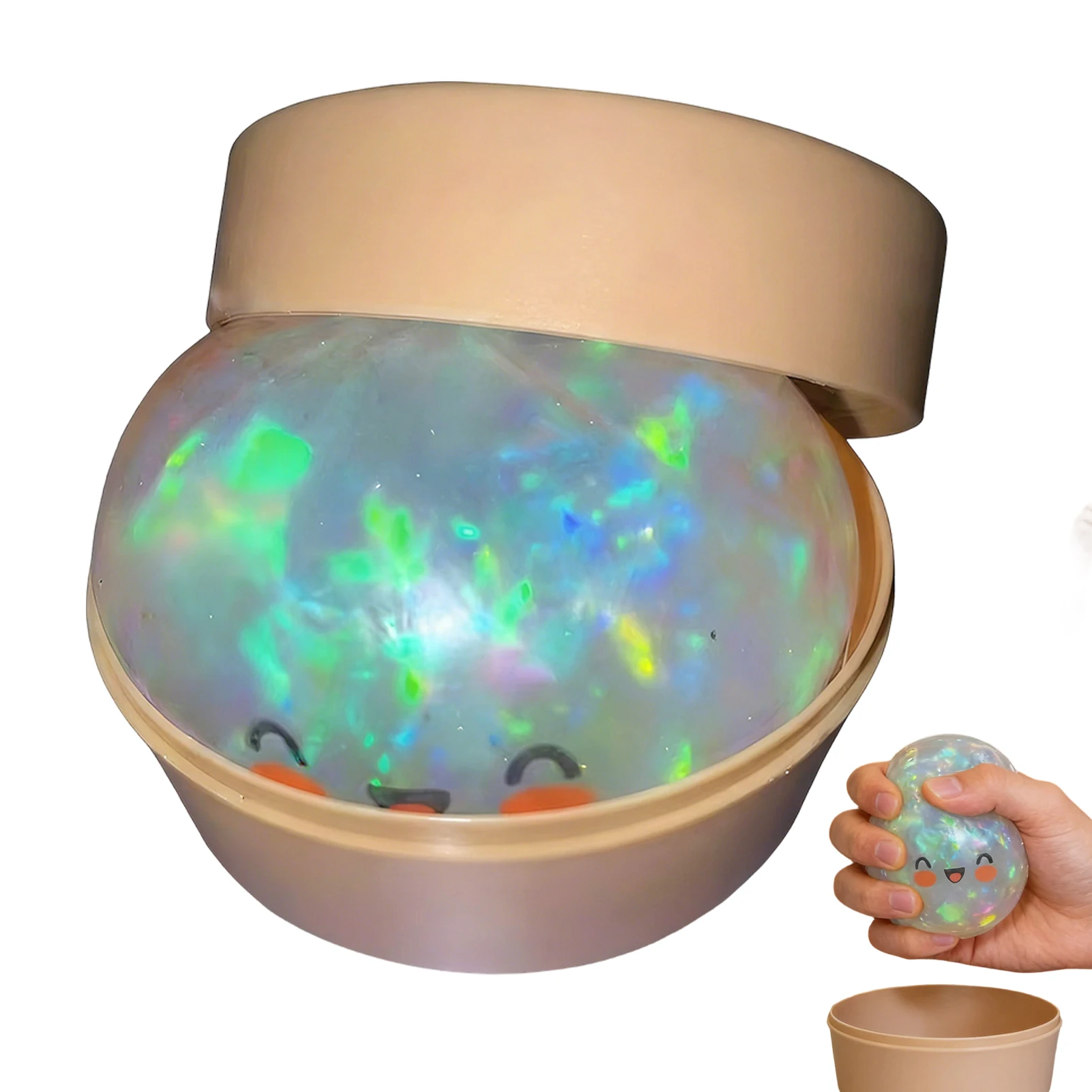Gestoomde Dumpling-vormige sensorische knijp-speelgoed Squishiess Dumplings Stressballen Fidget Sensorisch Speelgoed Snel terugverend stressverlichtend speelgoed