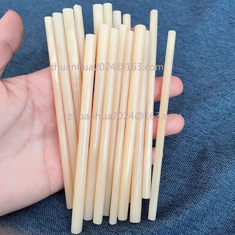2pcs 11cm Length Beef Bone Strips Semi-finished DIY Ring Sweater Needle Handmade