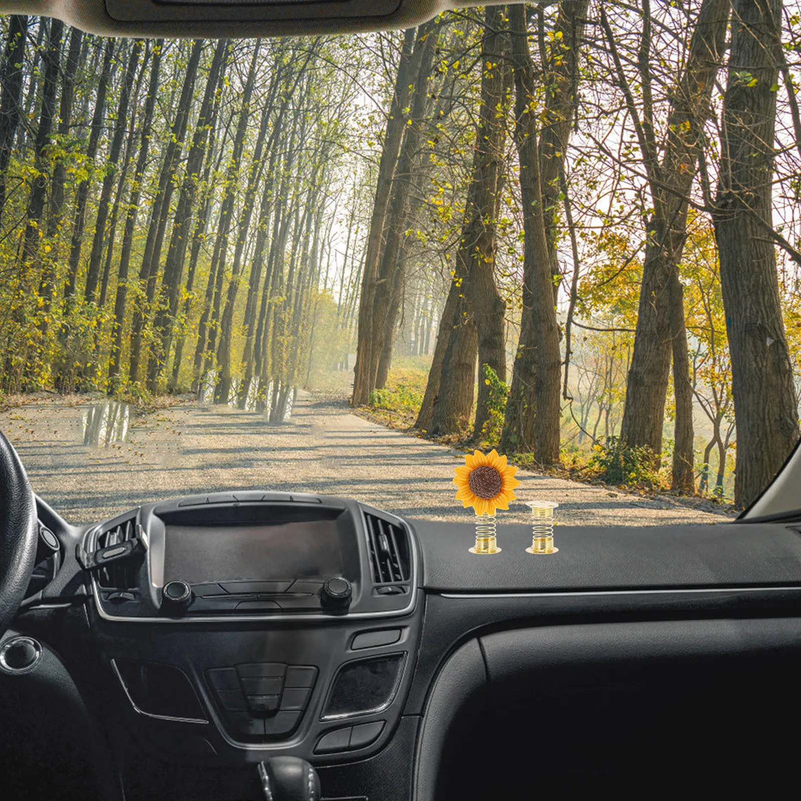 

10pcs Spring Decor Accessories Metal Dashboard Bases For Shaking Head Diy Car Dashboard Dancing Spring Replacement For