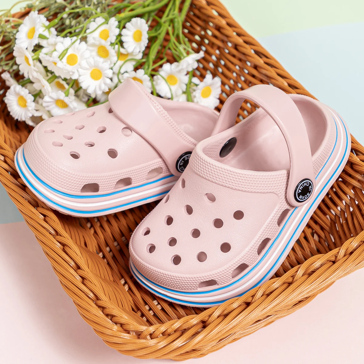 Summer Classic Toddler Clogs Slippers Garden Sandals Slip On Water Shoes Sneakers Boys and Girls Children Beach Pool Shower