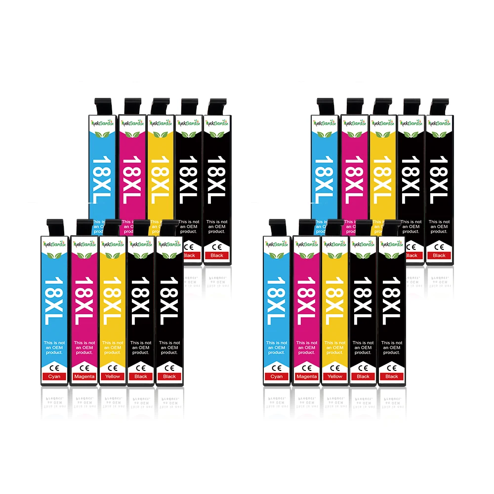 T1811-T1814 совместимый картридж для принтеров EPSON XP-212 XP-215 XP-312 XP-315 XP-412 XP-415 XP-225 XP-322 XP-325 полные чернила