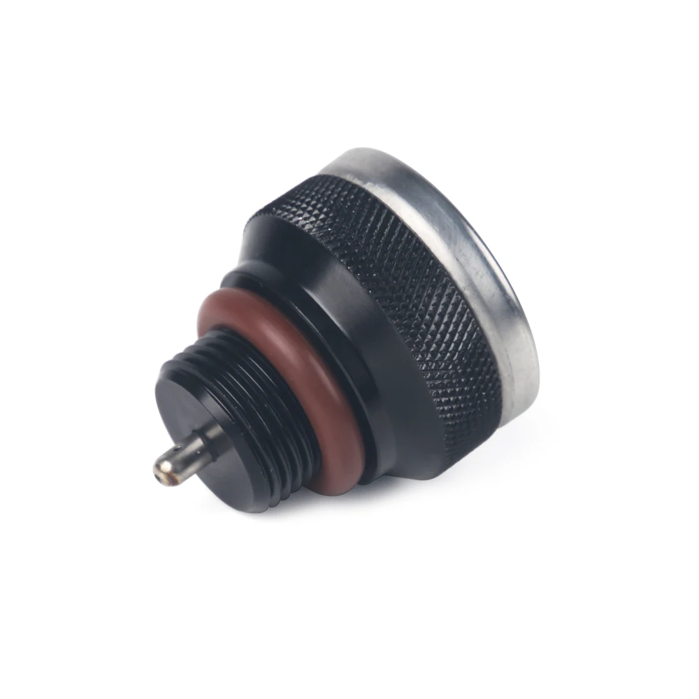 M20x1.5 Motorcycle Fuel Tank Cap With Oil Temperature Gauge Engine Valve Cover Oil Filler Cap For Haojue TR300 / Harley X350