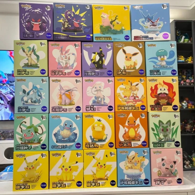 Figuras de Pokémon auténticas de funismo de alta calidad, figuras coleccionables de tamaño mediano, modelo de adornos de escritorio, juguete, regalo de cumpleaños