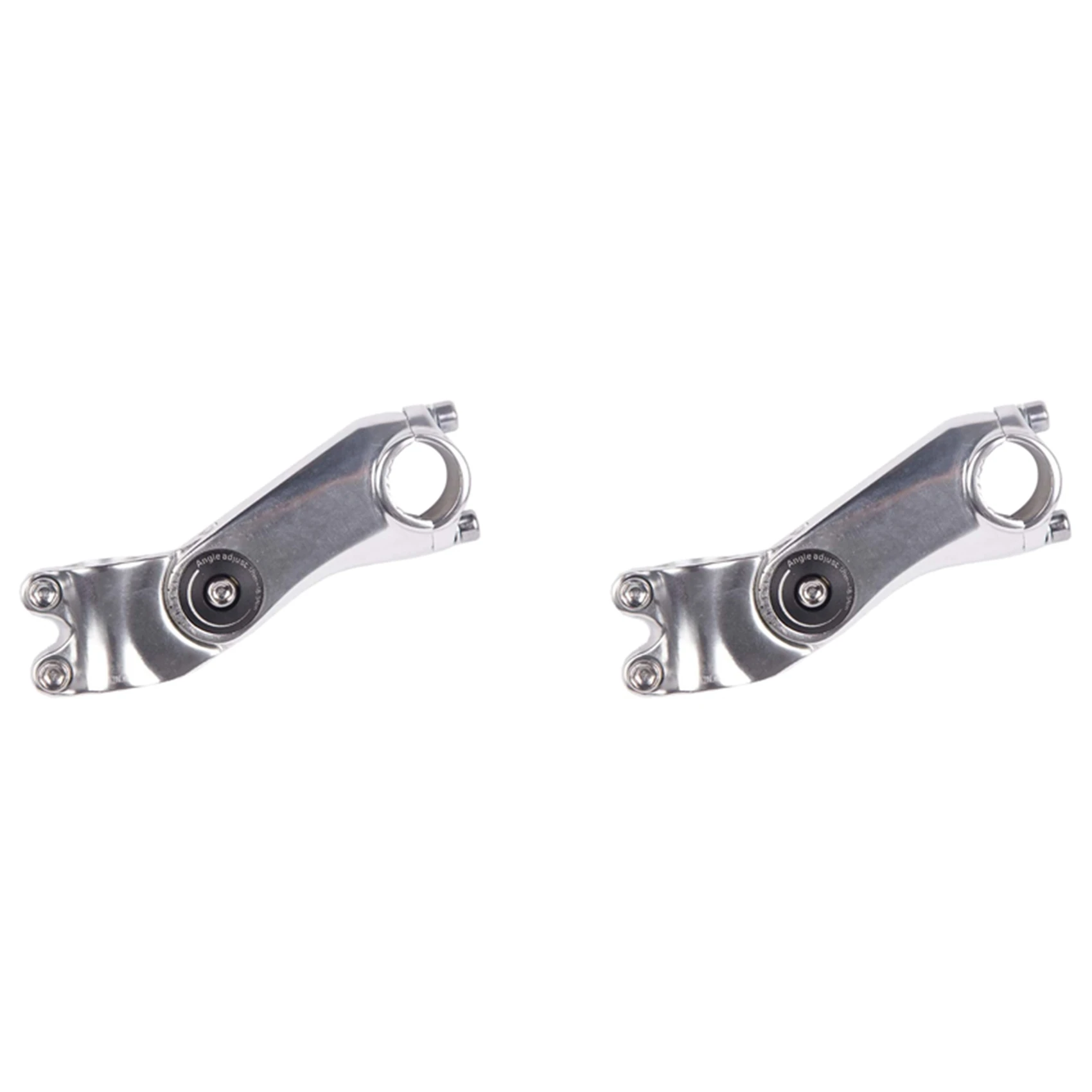 XSXS-2X Bike Stem Adjustable Bicycle Handlebar Riser Extender 25.4Mm For Road Bike Mountain Bike MTB BMX