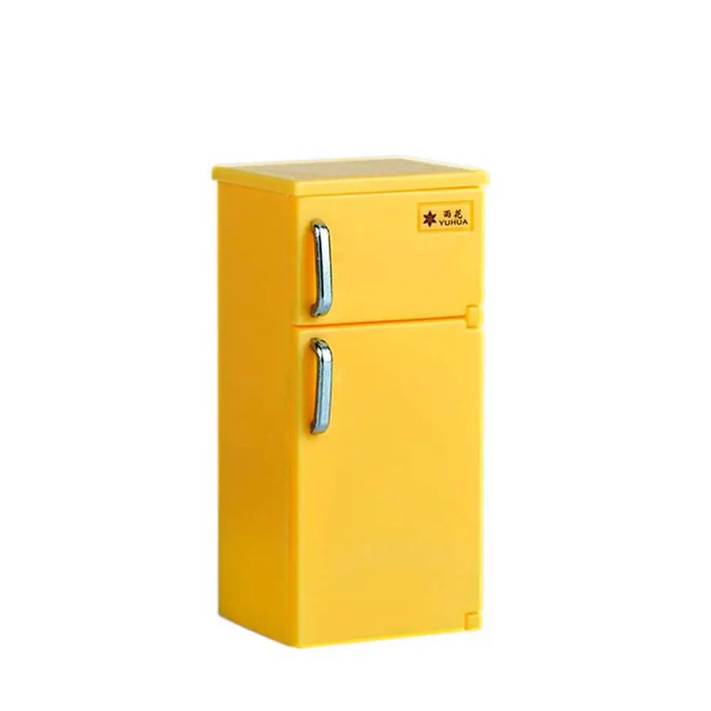 Furniture Pretend Play Toy 1:12 Dollhouse Miniature Simulation Refrigerator Dollhouse Accessories Doll House Decoration
