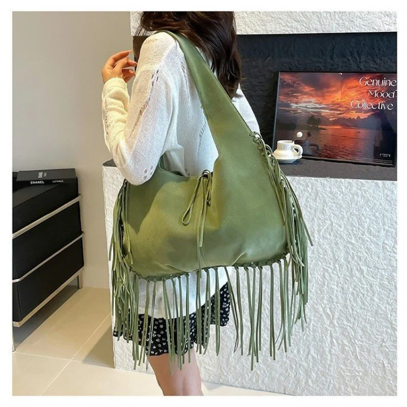 

Elegant Women's Leather Tote Bag By Famous Brand, Crossbody Shoulder Handbag With Adjustable Long Strap