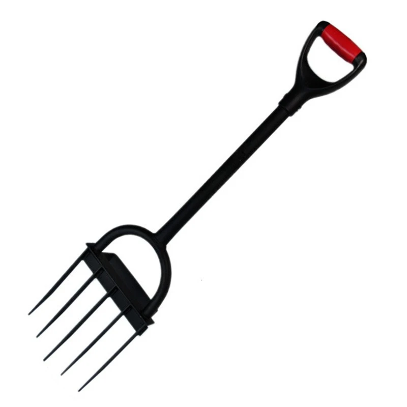 

Outdoor land reclamation tools, soil tillers, rakes, agricultural labor