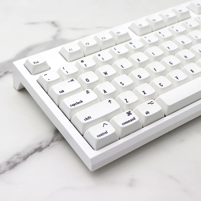 Keycaps 144 Keys/Set XDA For MAC-Layout White Keycap Set For Mechanical Keyboard Spanish/French/German/English