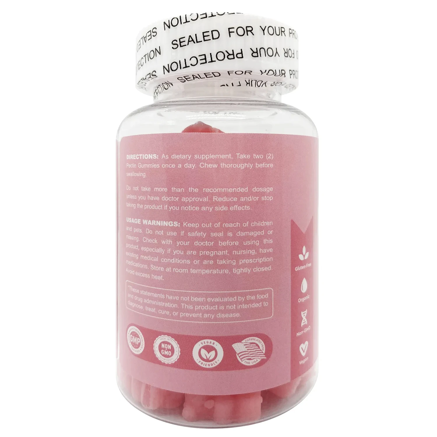 Gomas Skin Vitamin Gummy Bears, Gomas de Clareamento, 120 Comprimidos, 2 Garrafa