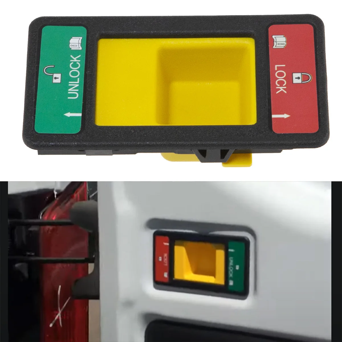 Trava da porta traseira de carga, interruptor de liberação oscilante para ford transit 2015 2016 2017 2018 2019 2020, acessórios para carro BK3Z- 6123552 -A