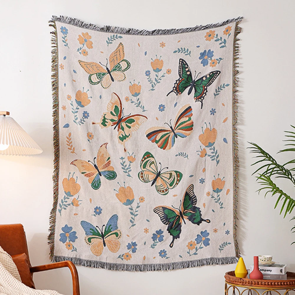 

Nordic Halloween Sofa Cover Blanket Outdoor Camping Picnic Blankets Tapestry Home Decor Leisure Nap Blankets for Sofa Couch Bed