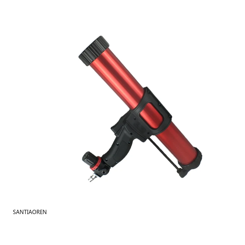 

2025300ml Automatic Pneumatic Glue Gun with Steel Handle Universal for Soft and Hard Glue Manual Power Caulking Gun