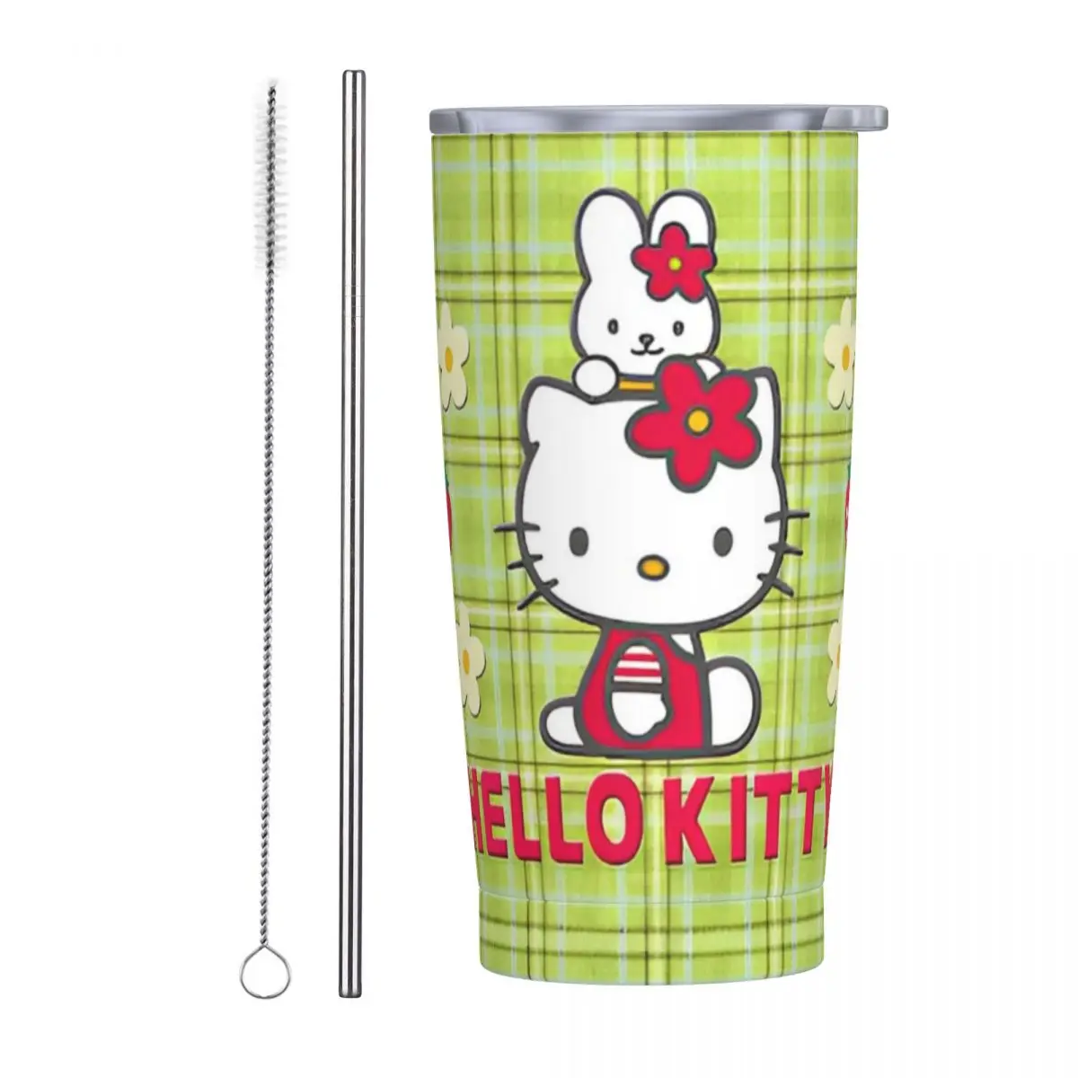 

Hello Kitty Kawaii милый кот стакан из нержавеющей стали стакан двойная стена вакуумная Изолированная 20oz