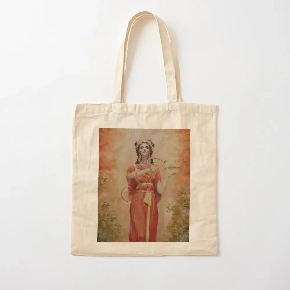 

Hygeia - Goddess of preventative good health Tote Bag Women's bags reusable grocery bags Fabric bag Lady bag