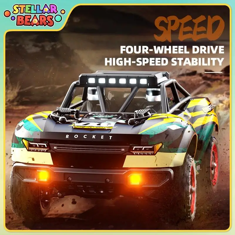 1/18 Bilancia Completa RC Pickup Camion Corto Veicolo Giocattolo Brushless 4WD Telecomando Arrampicata Fuoristrada Auto Giocattoli Per Bambini Regali Di Natale