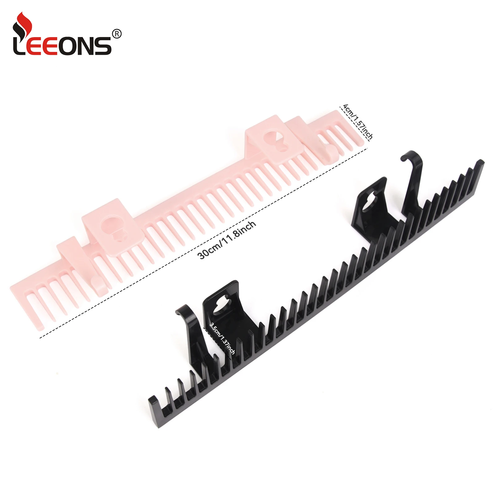 1 حزمة حامل الشعر التمديد لتصفيف شفط الكؤوس البلاستيك عرض الشعر شماعات أدوات رف الشعر تقف للغسيل/التصفيف #3