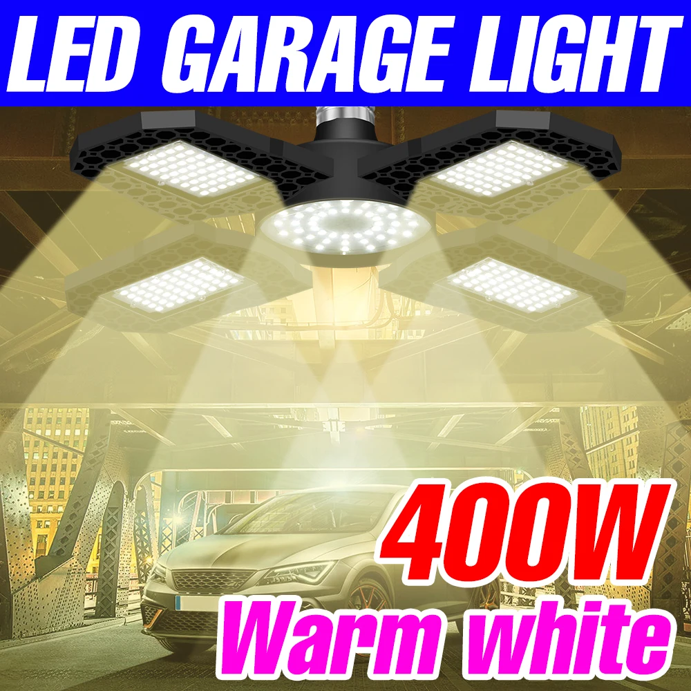 LED Garage Lamp Ceiling Light E27 LED Bulb 220V LED Commercial Lighting 50W 100W 200W 300W 400W Warehouse Lamp Workshop Lampara