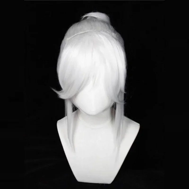 qwerrtyuio. 123456   Cosplay pelo liso Feng Jie Ti Jett Dauntless contrato Valorant modelado Cos Wigasdffghjk 987764