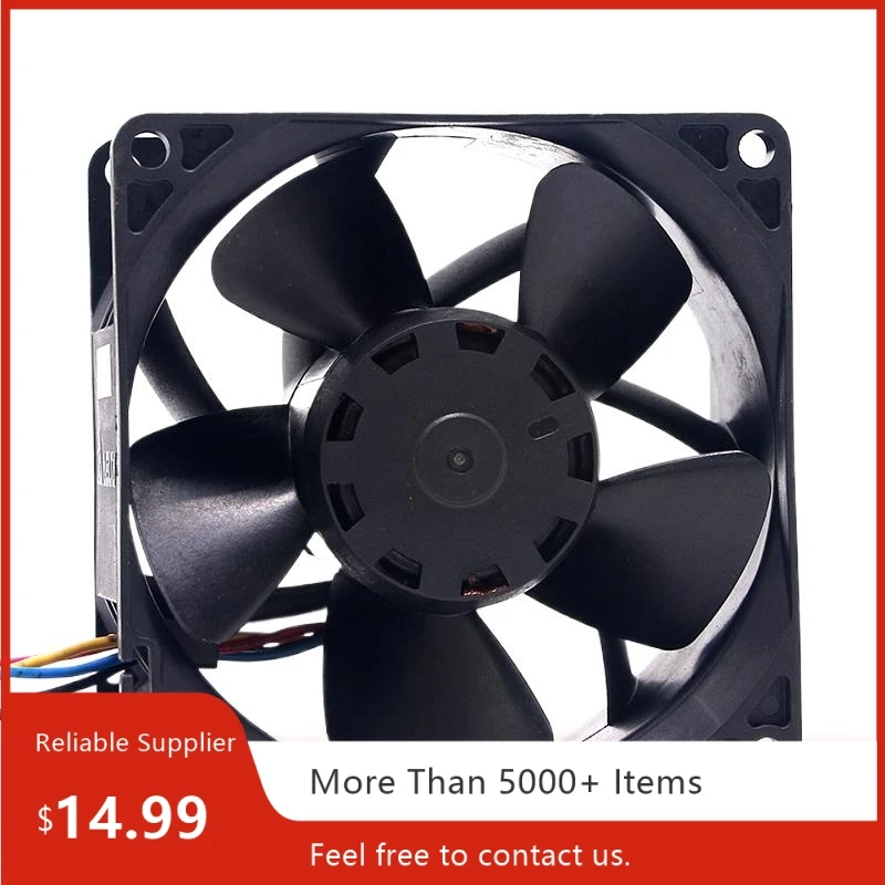 

80mm High-Speed Cooling Fan for Delta QFR0812UHE DC 12V 2.5A 9000RPM Dual Ball Bearing for CPU & Chassis Cooling