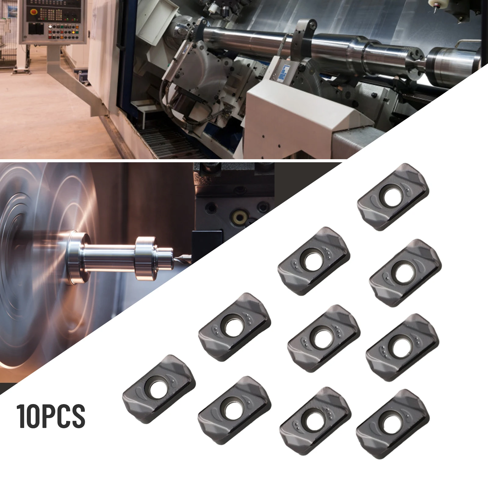 

LNMU0303ZER-MJ Insert 17 20 25mm Carbide Fast Feed Carbide Feed Mill Insert Continuous Processing Milling Inserts
