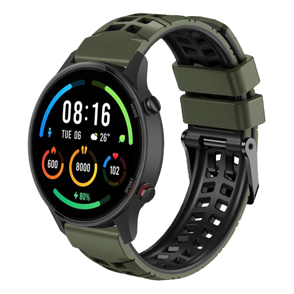Cinturino in Silicone da 22mm per Xiaomi Mi Watch Color 2 Strap Smartwatch bracciale per Mi Watch S1 Active Pro S2 42 46mm Wristband Correa