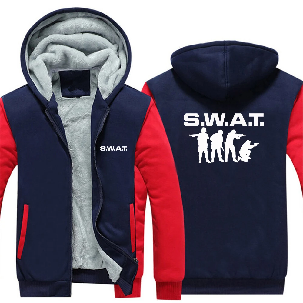 SWAT 2026 Winter New model Thick Coat Men's Outdoor Sports and Leisure Thick Hooded Jacket Top Comfortable and soft