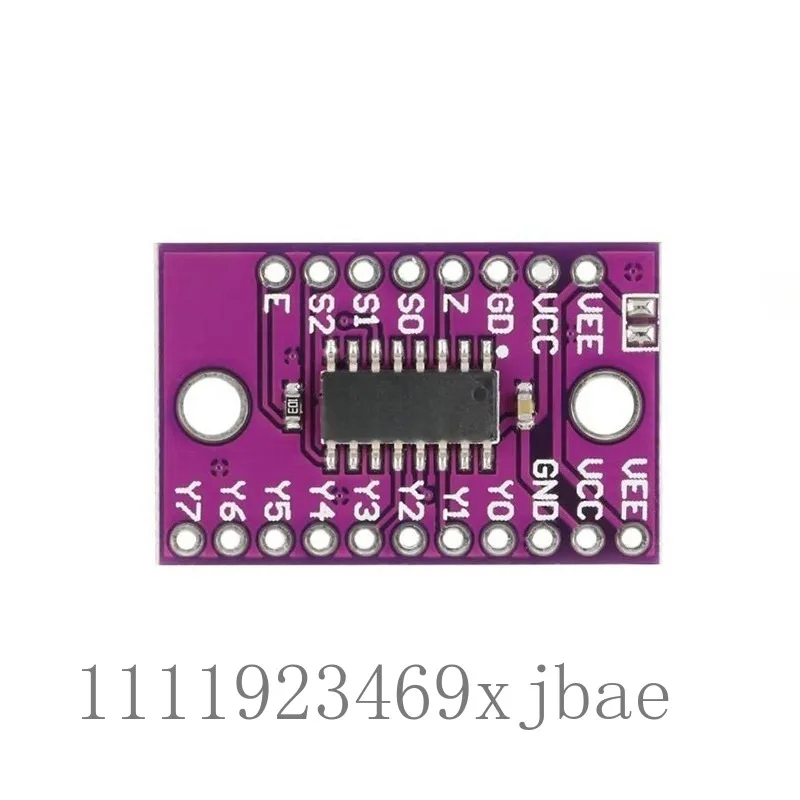 8 Channel Analog Multiplexer Breakout Module, 8-to-1 Bidirectional Digital Analog Signal Switch Control Board