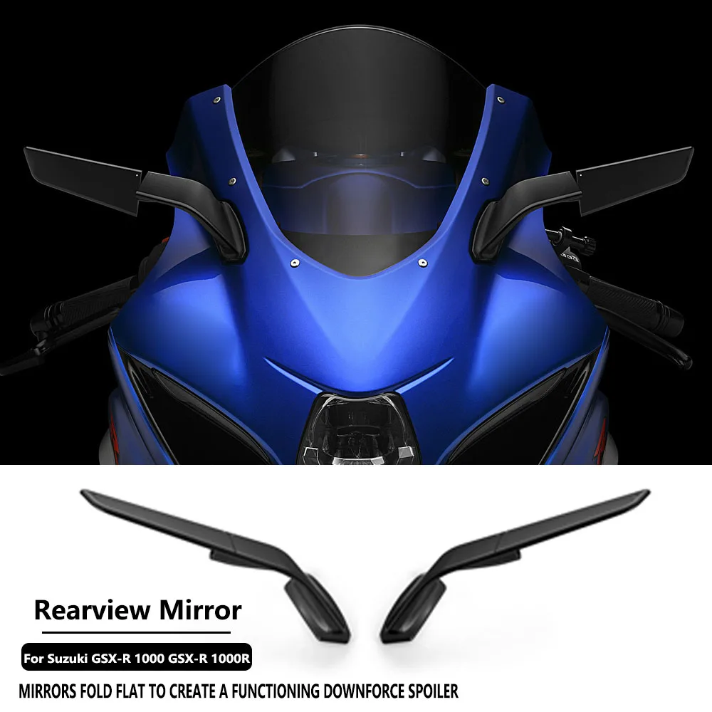

For Suzuki GSX-R1000 GSX R1000 GSX-R1000R Wing Adjustable Rotating GSX-R 1000 2017-2022 Accessories Motorcycle Stealth Mirrors