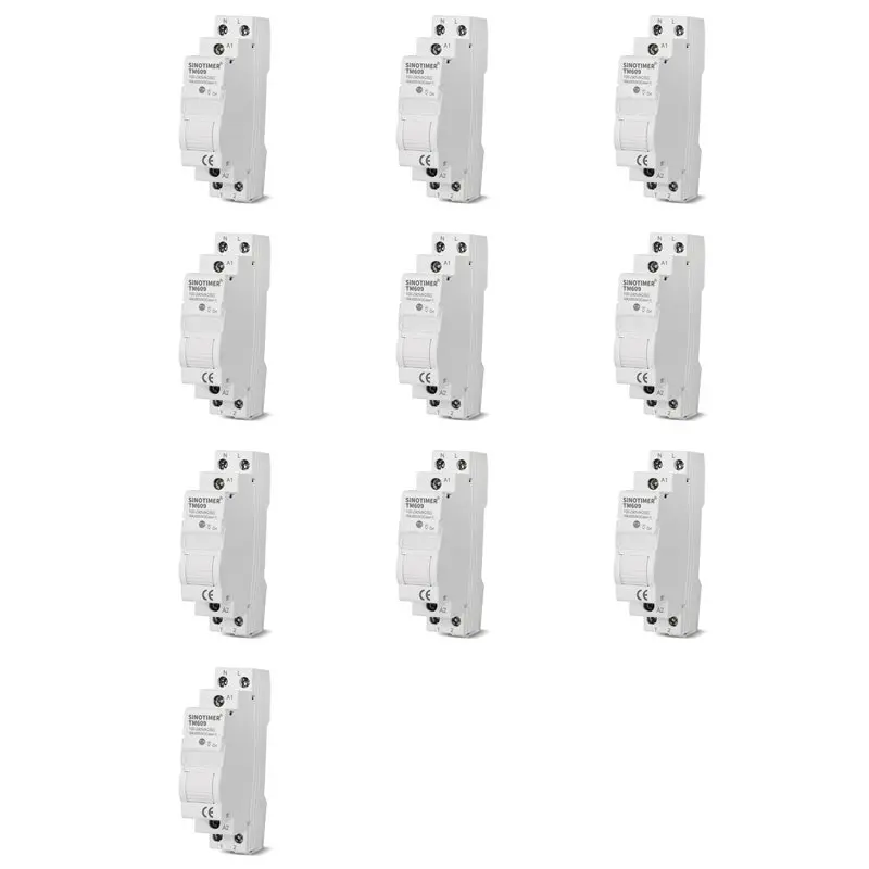 B14C 10X SINOTIMER TM609 Wi-Fi Умный таймер-выключатель с дистанционным управлением через приложение Tuya, таймер обратного отсчета, для домашнего освещения лестниц, 220В 110В