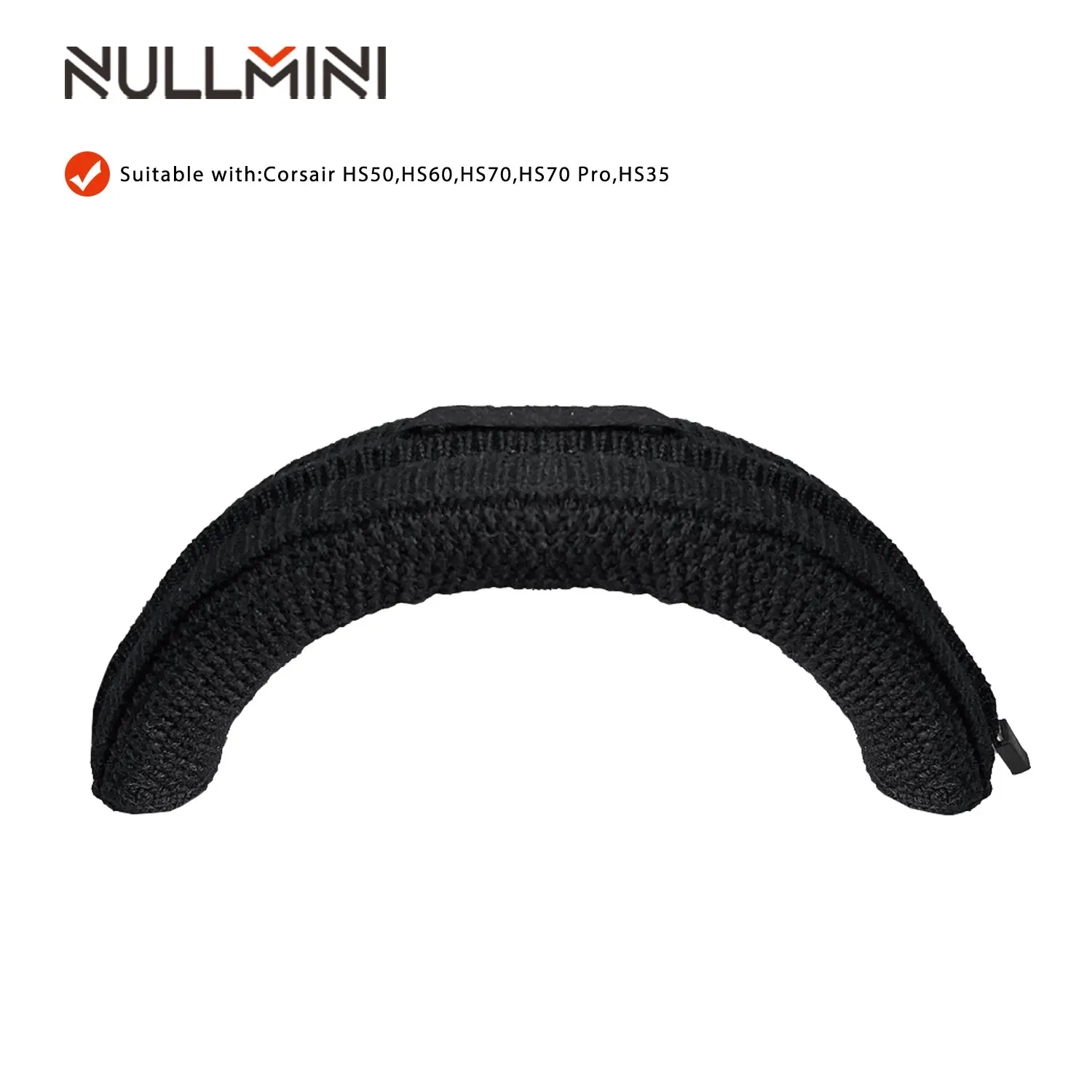 Universal Full Closure Headphone Headband Cover Zipper Cushion Protective for Corsair HS50,HS60,HS70,HS70 Pro,HS35 Earphone