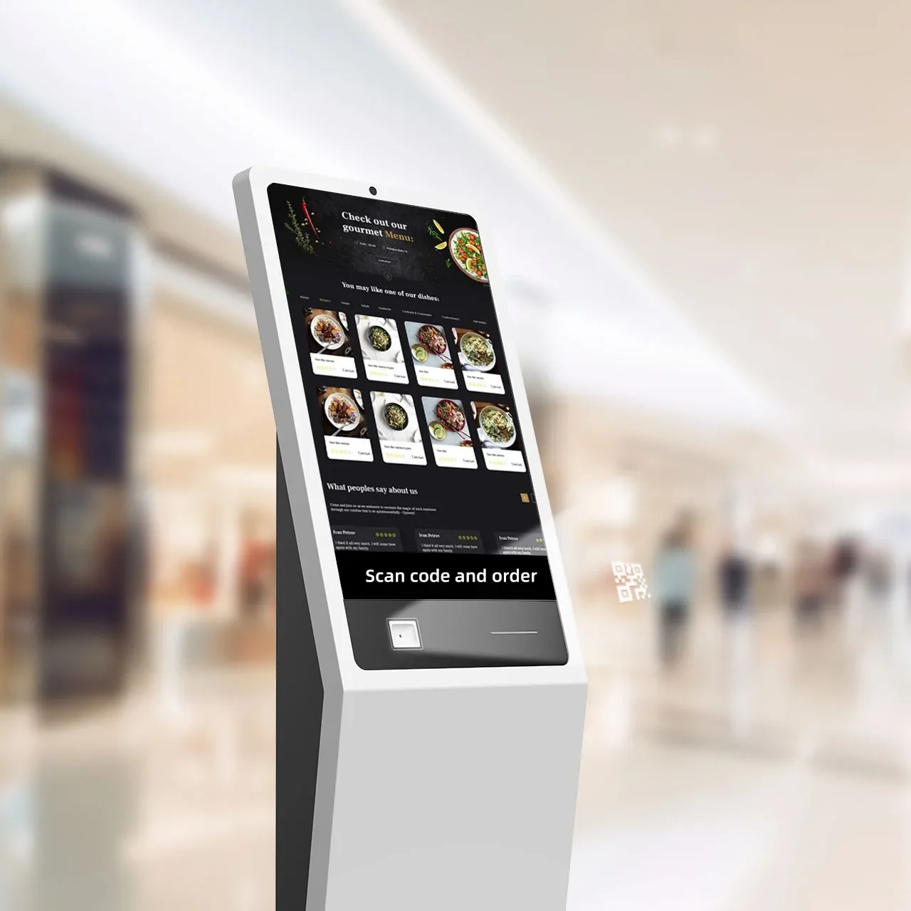 スポットライト COOLCODE QT970 QRコードスキャナー バーコードスキャナー USB RS232 ポータブルスキャナー