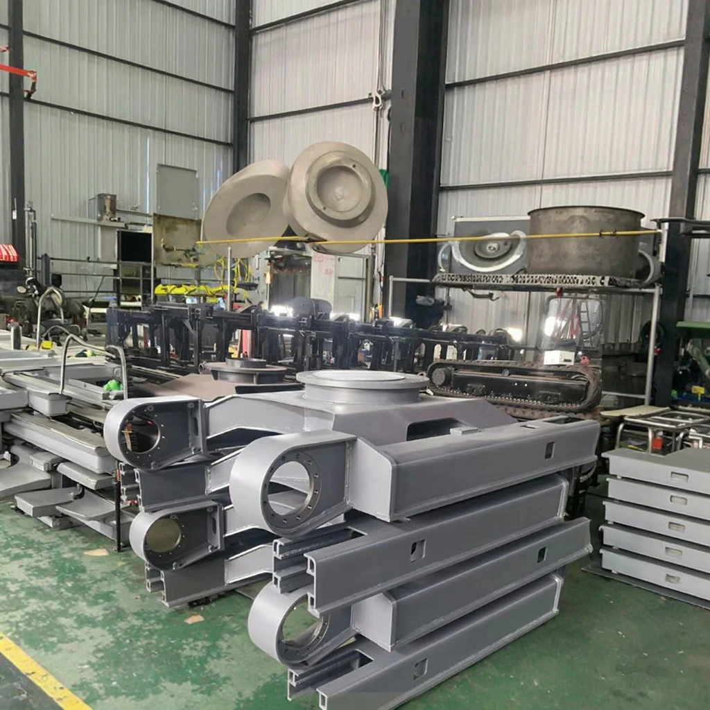 Construction Machinery Lower Frame Excavator Chassis Parts with 1 Year Warranty Made in China