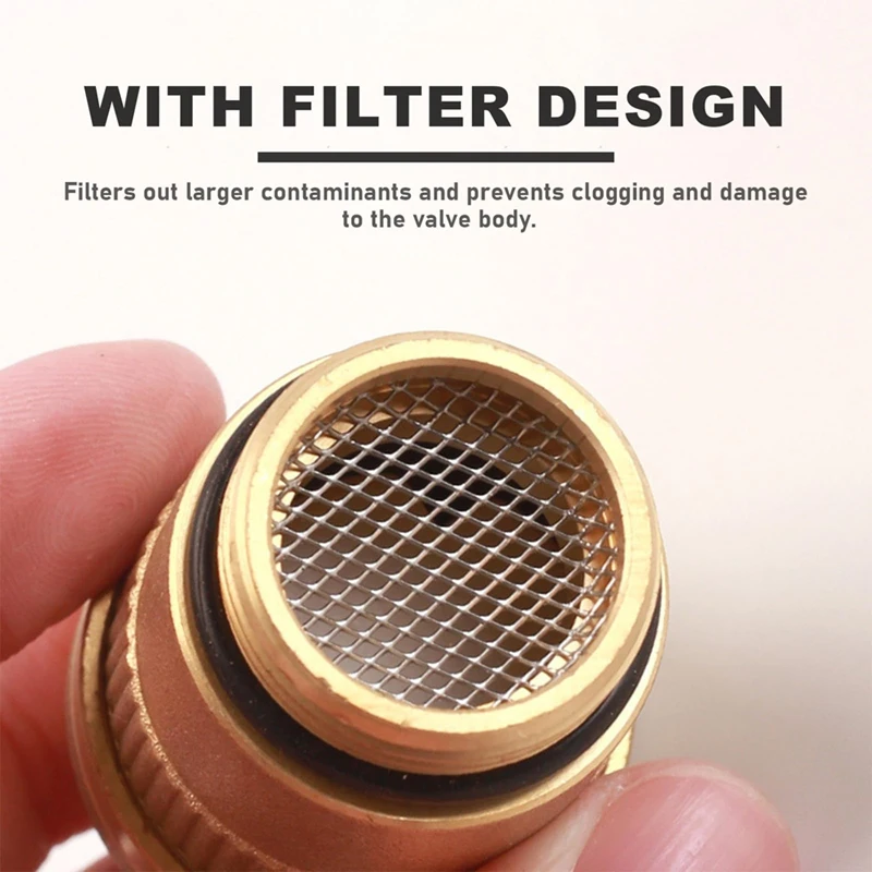 ABNO-Automatic Float Valve,1Inch Male NPT Thread Air Bleeder Release Vent Valve, Automatic Air Bleed Vent With Male Thread