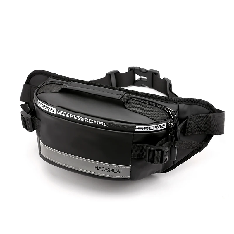 High quality chest bag - adjustable waist pack, multi pocket design, suitable for outdoor hiking, cycling, motorcycle, travel