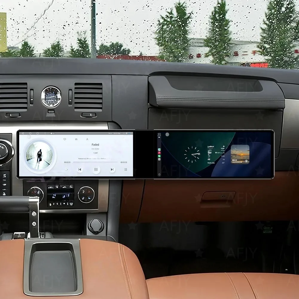 Para Hummer H2 2005-2012, Reproductor Multimedia GPS para Auto con Pantalla Táctil HD Dual de 12.3 Pulgadas, Android 13, Accesorios Interiores para Auto, Radio con GPS y Navegación