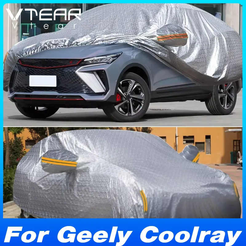 

Vtear Exterior Car Body Cover Decoration Winter Protection Warm Pad Accessories Rainproof Mat Parts For New Geely Coolray 2024