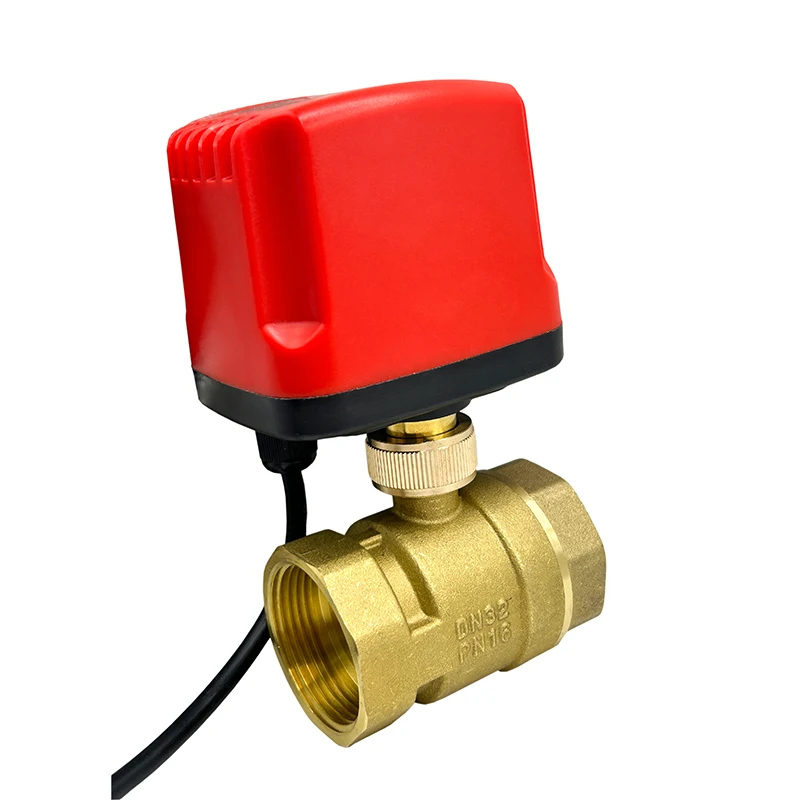 

1-1/4" Motorized Ball Valve Electric Ball Valve Motorized Valve Three Line Two Way Contro Or Two Line