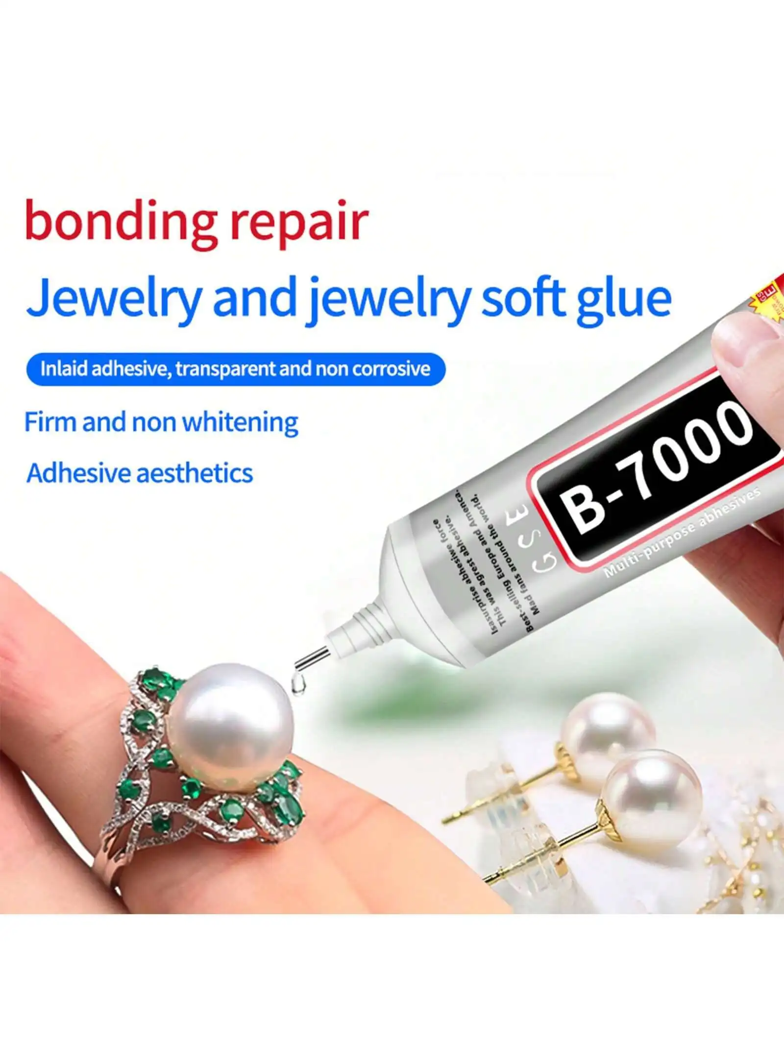 

1pc 15ml/25ml Super Glue For Diy Phone Screen Decoration, Acrylic Rhinestone, And Jewelry Making Beads