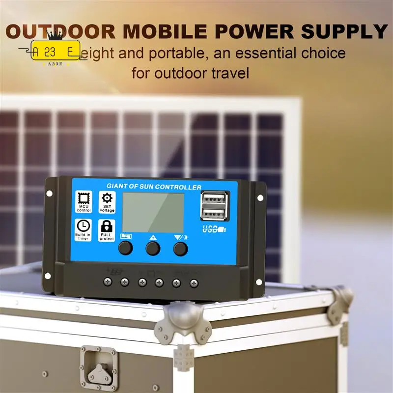 a23e-30w-12v-ソーラーパネルバッテリー充電器-40a-コントローラ-rv-車ボートホームキャンプ用