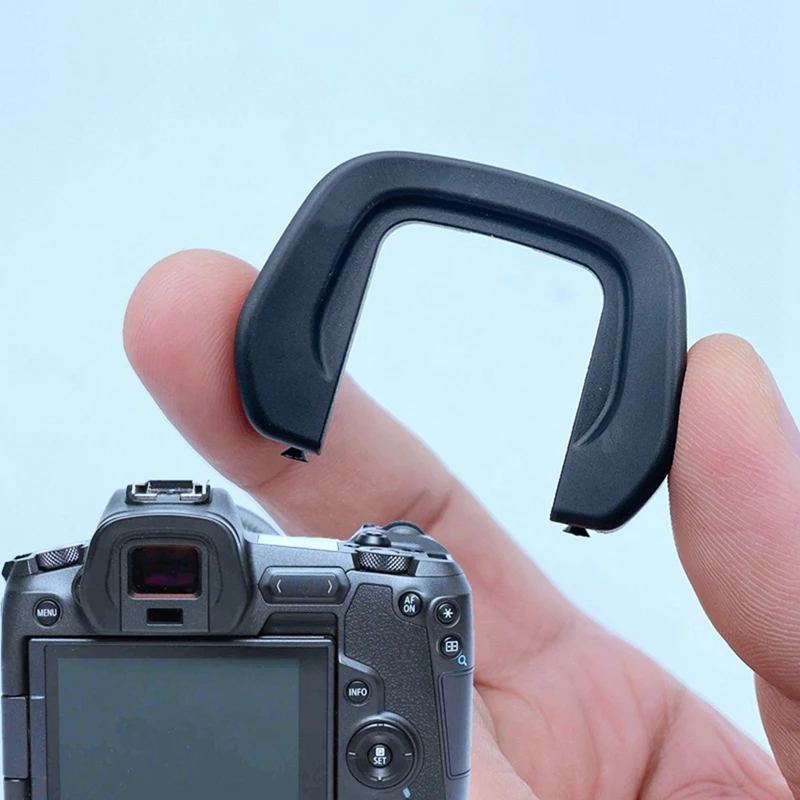 Camera Eyecup Oculair Lange Zachte Siliconen Zoeker Camera Oogbeker Voor Canon Eosr EOS-R