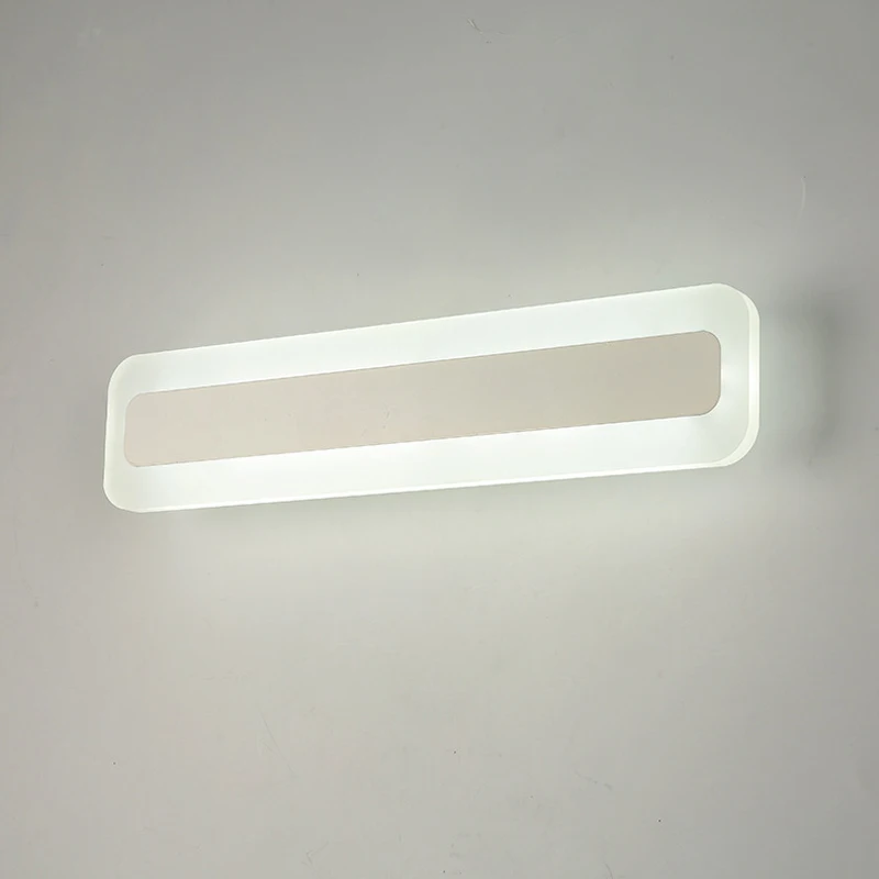 Luce a specchio a LED più lunga AC85-265V lampada da parete acrilica cosmetica moderna illuminazione del bagno impermeabile