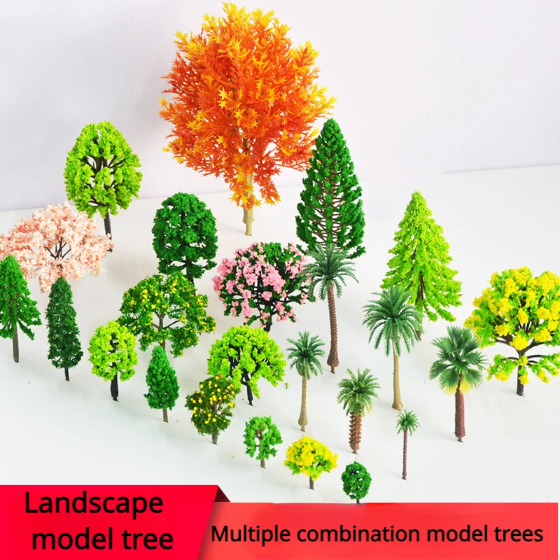 

Mini Landscape Tree Model, Sand Table Scene, Manual DIY, Natural Green Tree, Home Decor