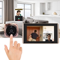 4300E Digital Door Viewer &amp Doorbell 2 Million Pixels 4.5in LCD Screen Doorbell Eye Doorbell Camera Peephole Camera for Door