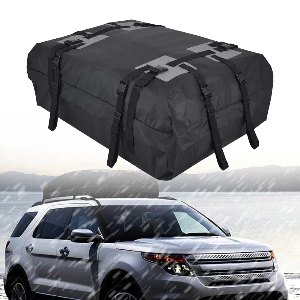 

Car Roof Top Rack Carrier Cargo Bag 600D Roof Package 109*86*43cm Car Exterior Accessories Roof Racks