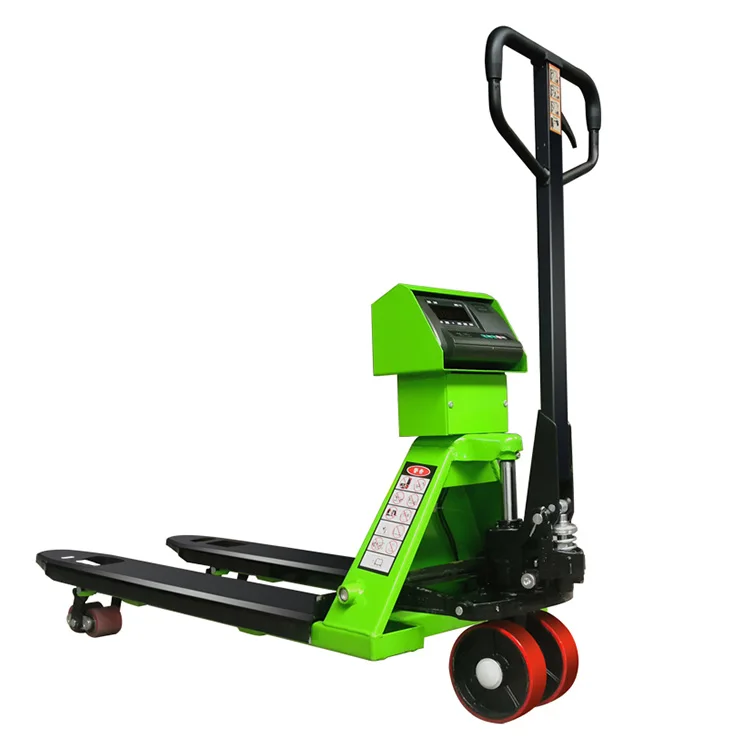

Electronic Scale Pallet Truck 1.2 Tons 2.0 Tons 2.5 Tons Manual Lifting Hydraulic Pallet Truck with Weighing Scale